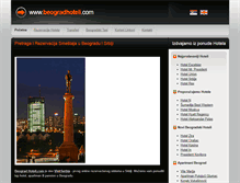Tablet Screenshot of beogradhoteli.com
